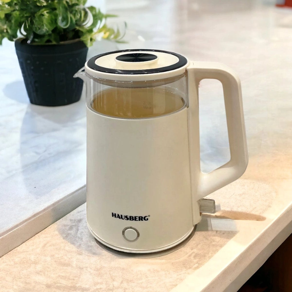 HAUSBERG HB-3619BJ Wasserkocher 2L 1800W Doppelwandig