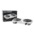 HAUSBERG HB-545IN Elektrokochplatte 2500W mit 2 Kochfeldern