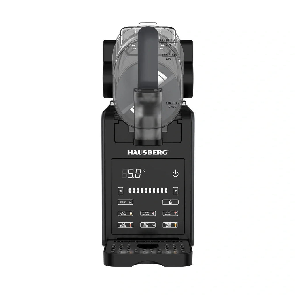 HAUSBERG HB-6045GR Slushie- und Eismaschine 2L mit Touchscreen