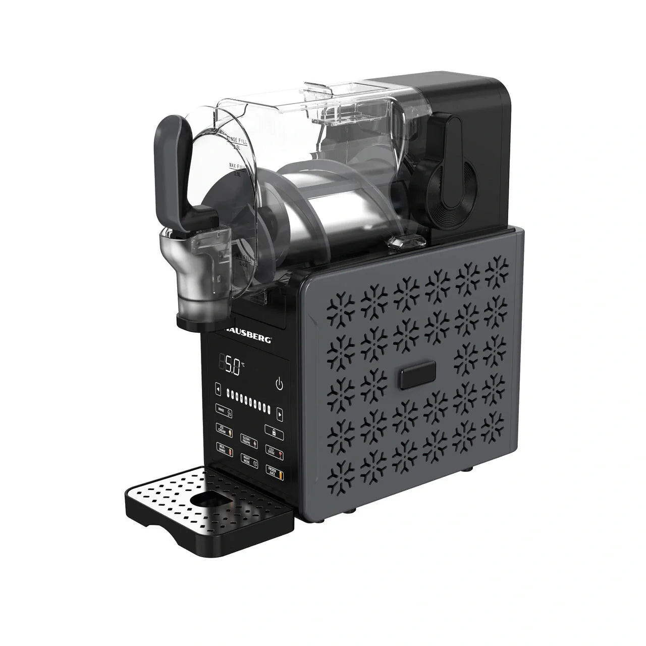 HAUSBERG HB-6045GR Slushie- und Eismaschine 2L mit Touchscreen
