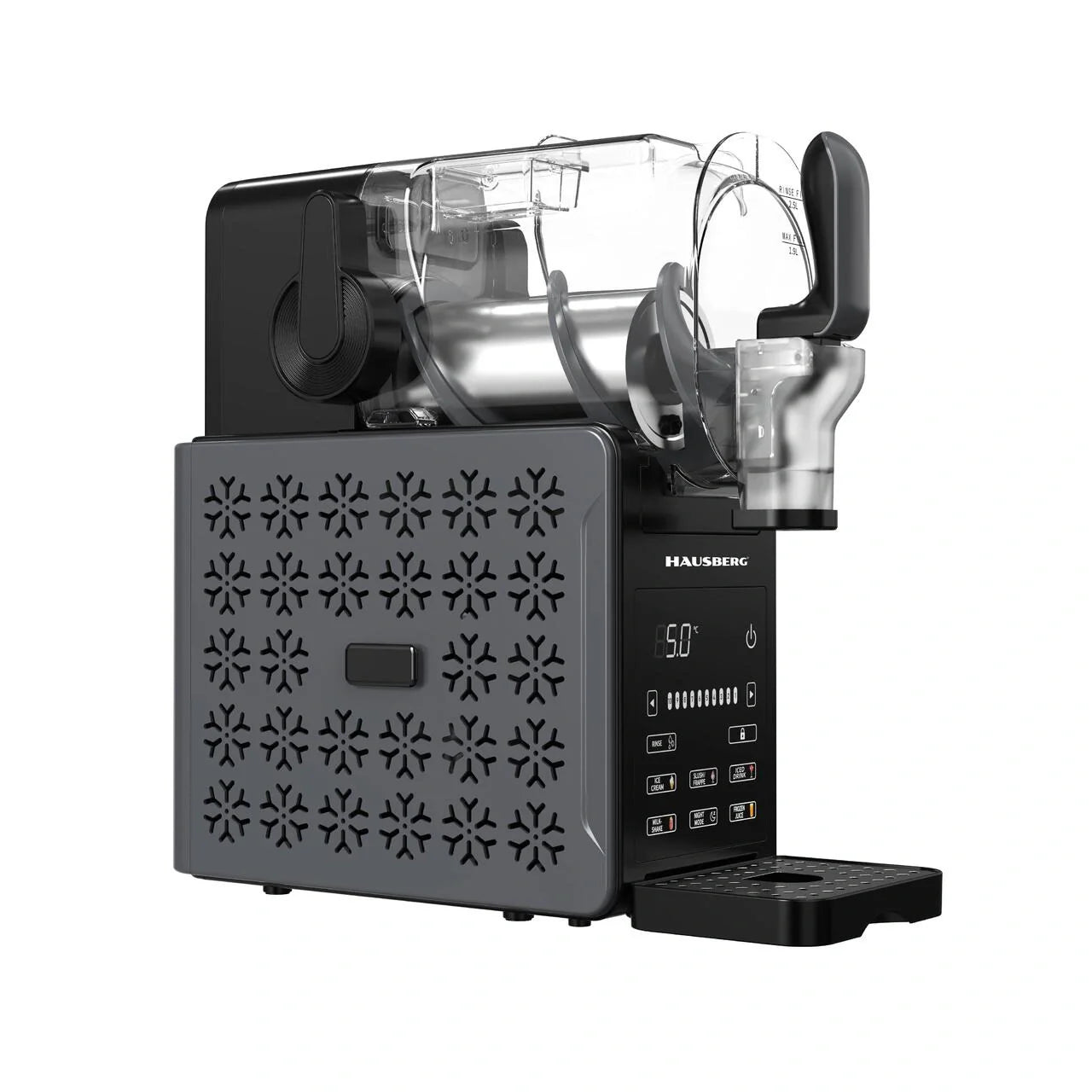 HAUSBERG HB-6045GR Slushie- und Eismaschine 2L mit Touchscreen