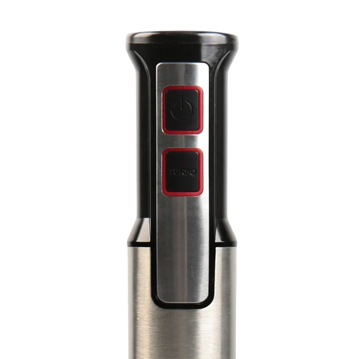 HAUSBERG HB-7668NG Stabmixer 1000W Edelstahl mit 2 Geschwindigkeiten Schwarz