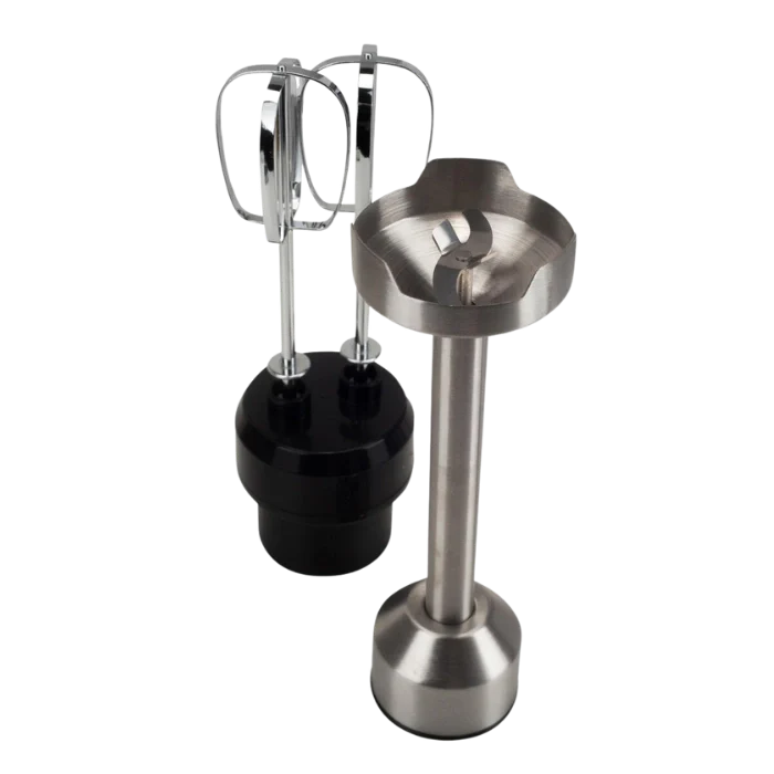 HAUSBERG HB-7704IN 2-in-1 Stabmixer 1000W mit Schneebesen und Messbecher